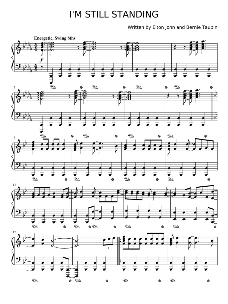 Im Still Standing Elton John | PDF | Sound Recording | Universal Music ...