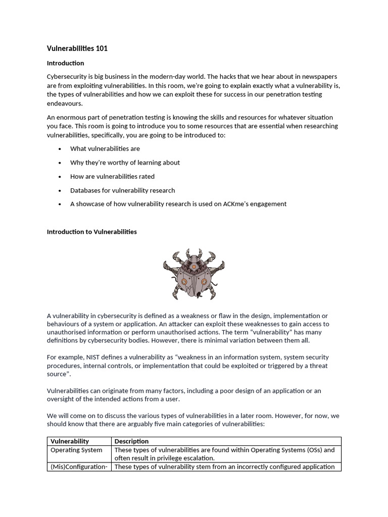 Vulnerability Research | PDF | Security | Computer Security