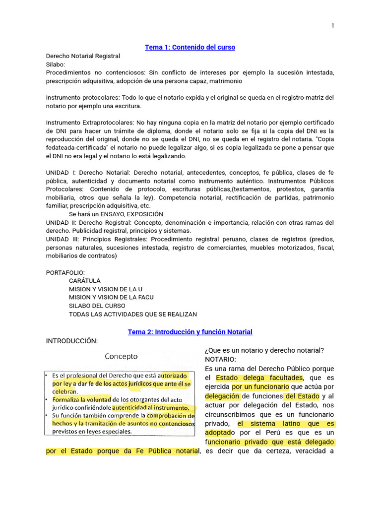 Notarial Parte I | PDF | Ley común | Derecho Civil (Common Law)