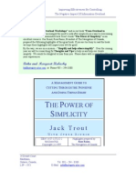 PowerOfSimplicity Jack Trout (Summary)