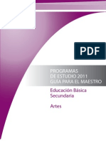 Programas de Artes en Educación Básica 2011