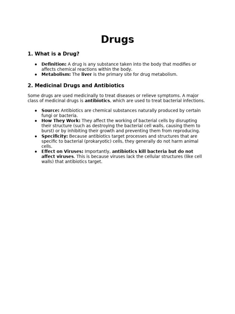 Drugs | PDF