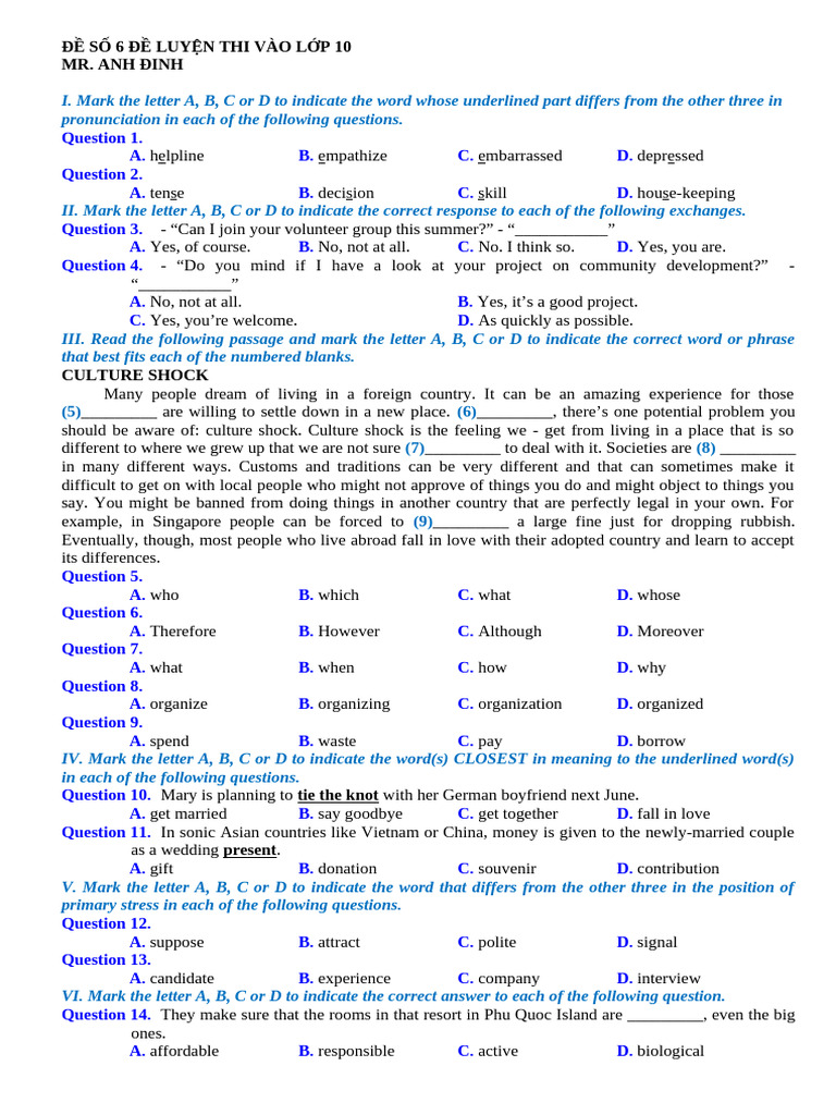 Test 6 | PDF