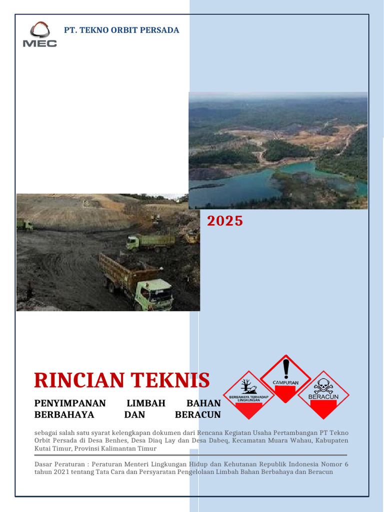 Draft Rintek Tps-Limbahb3 PT Top Ane Rev02 20250302 | PDF