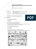 Grade 5 English Writing Writing A Paragraph Based On Pictures Drawn