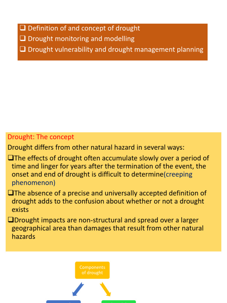 Drought management | PDF