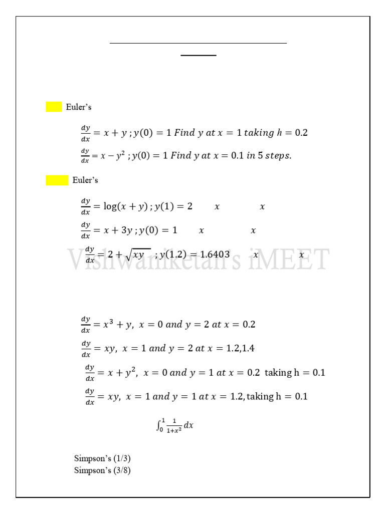 QB EM II Module 6 | PDF | Mathematics Of Computing | Applied Mathematics