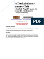 Rosenberg, Alfred - An Die Dunkelmaenner Unserer Zeit (32. Auflage 1935, 116 S., Scan, Fraktur)