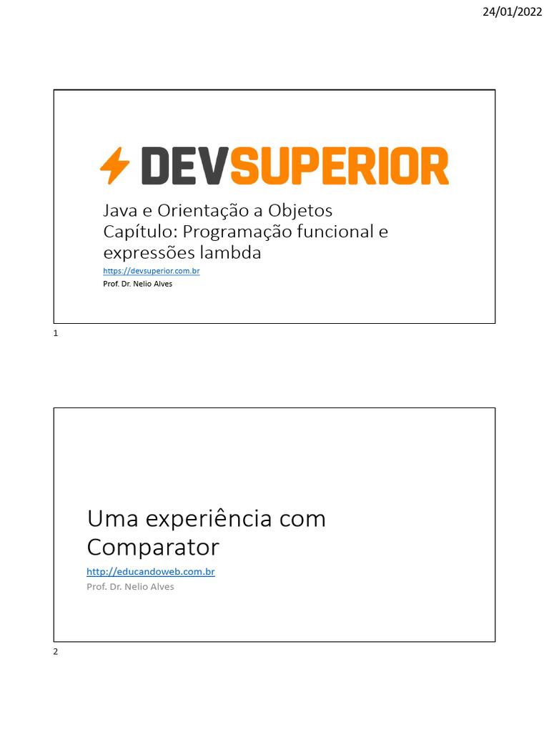 17 Programação Funcional e Expressões Lambda | PDF | Programação ...