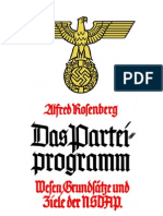 Rosenberg, Alfred - Das Parteiprogramm - Wesen, Grundsaetze Und Ziele Der NSDAP (1943, 43 S., Text)
