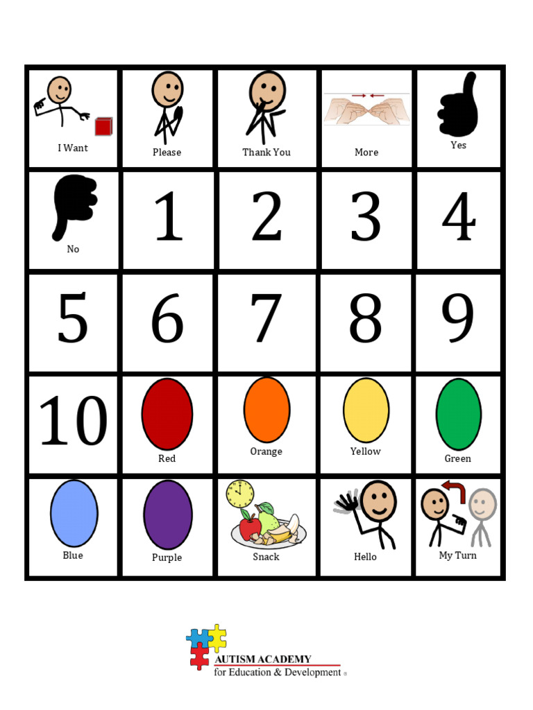 PECS Symbols | PDF
