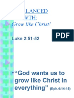 Growing Like Christ (DISCIPLESHIP)