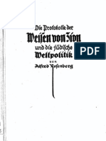 Rosenberg, Alfred - Die Protokolle Der Weisen Von Zion Und Die Juedische Weltpolitik (1923, 163 S., Scan, Fraktur)