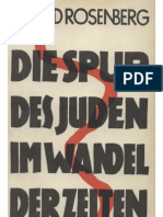 Rosenberg, Alfred - Die Spur Des Juden Im Wandel Der Zeiten (1937, 162 S., Scan, Fraktur)
