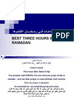 Best 3 Hours in Ramdan