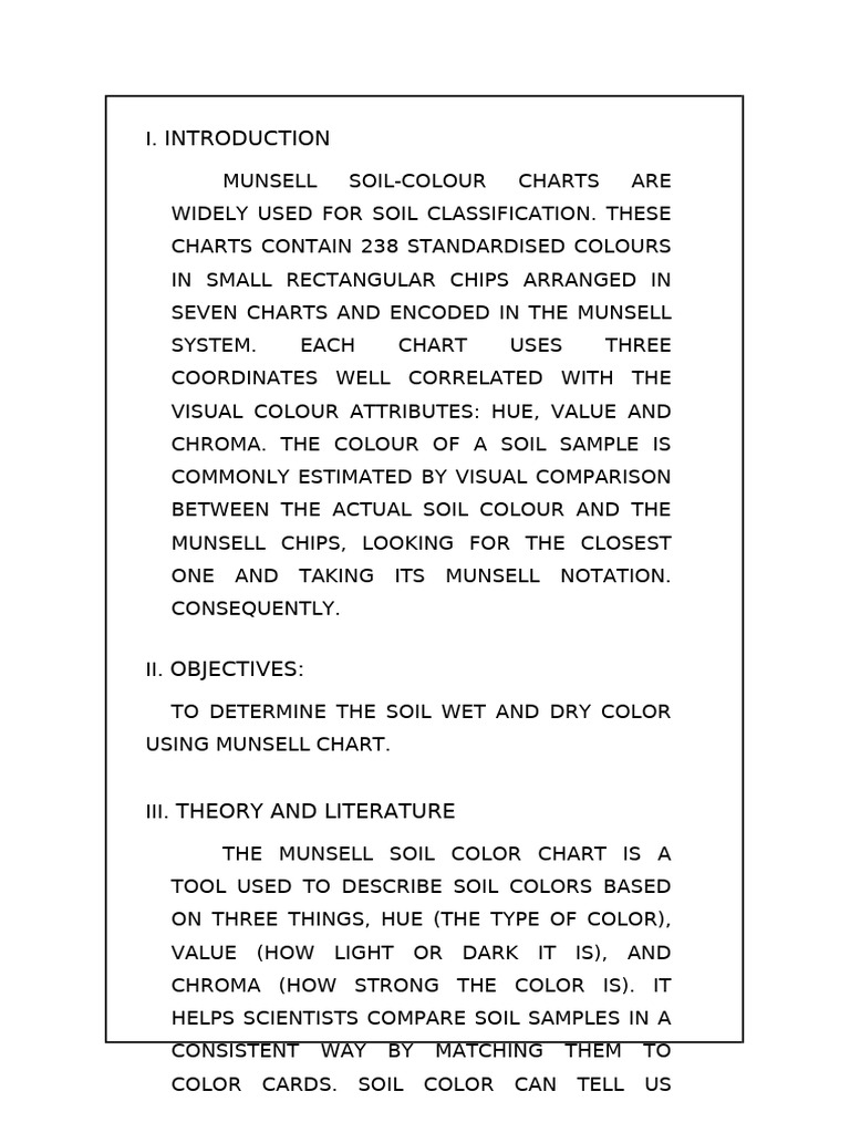 Lab Report 1 Munsel Chart 1 | PDF | Color | Graphic Design