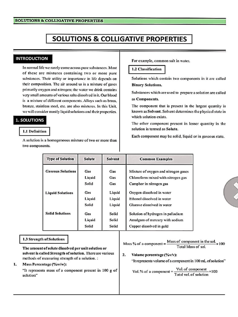 Class 12 Chapter 01 Solution Notes | PDF