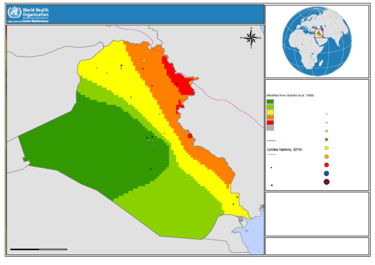 Iraq Seismic Hazard Distribution Map | PDF | Earthquakes | Geophysics