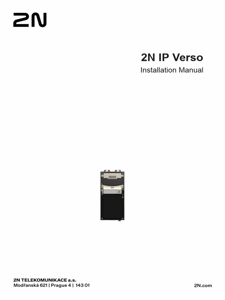 2N IP Verso - 2.50 - En | PDF | Radio Frequency Identification ...