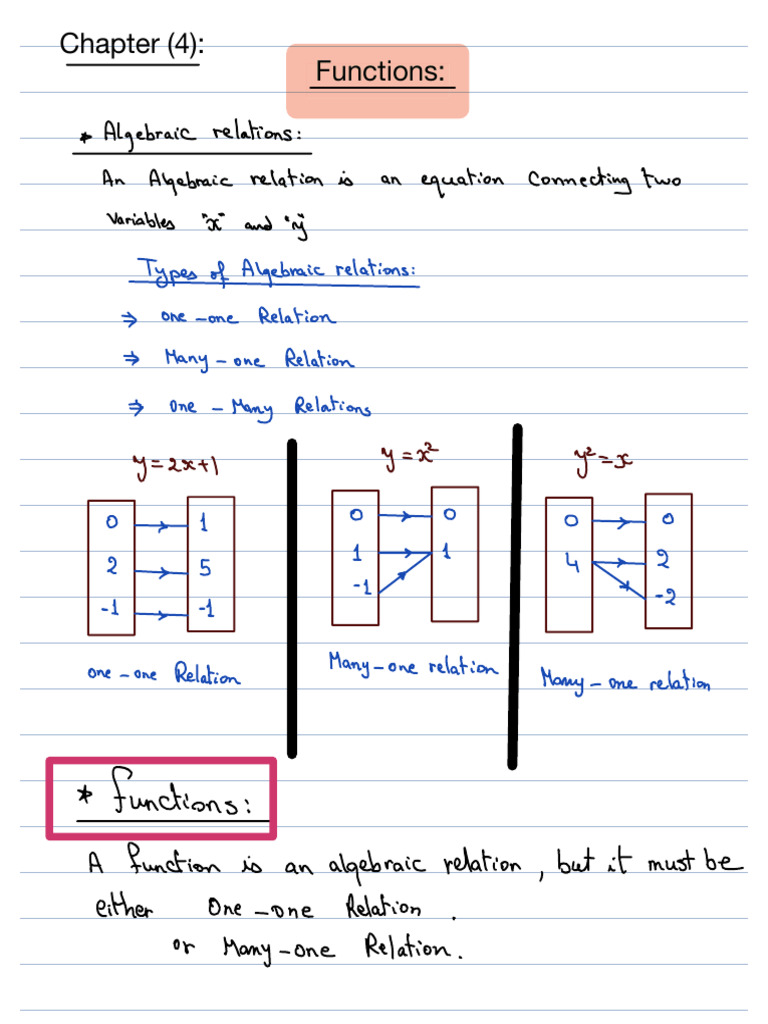Lecture (10) Functions | PDF | Function (Mathematics) | Mathematical ...