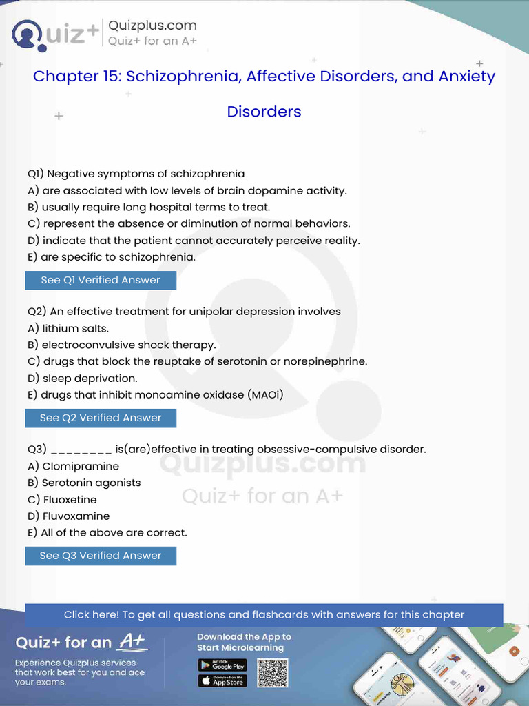Negative Symptoms of Schizophrenia | PDF | Action Potential | Retina