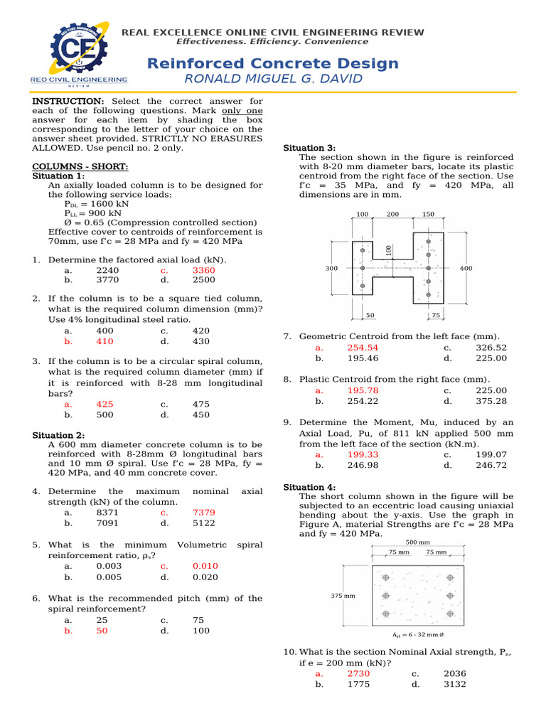 RCD 3 | PDF | Column | Buckling