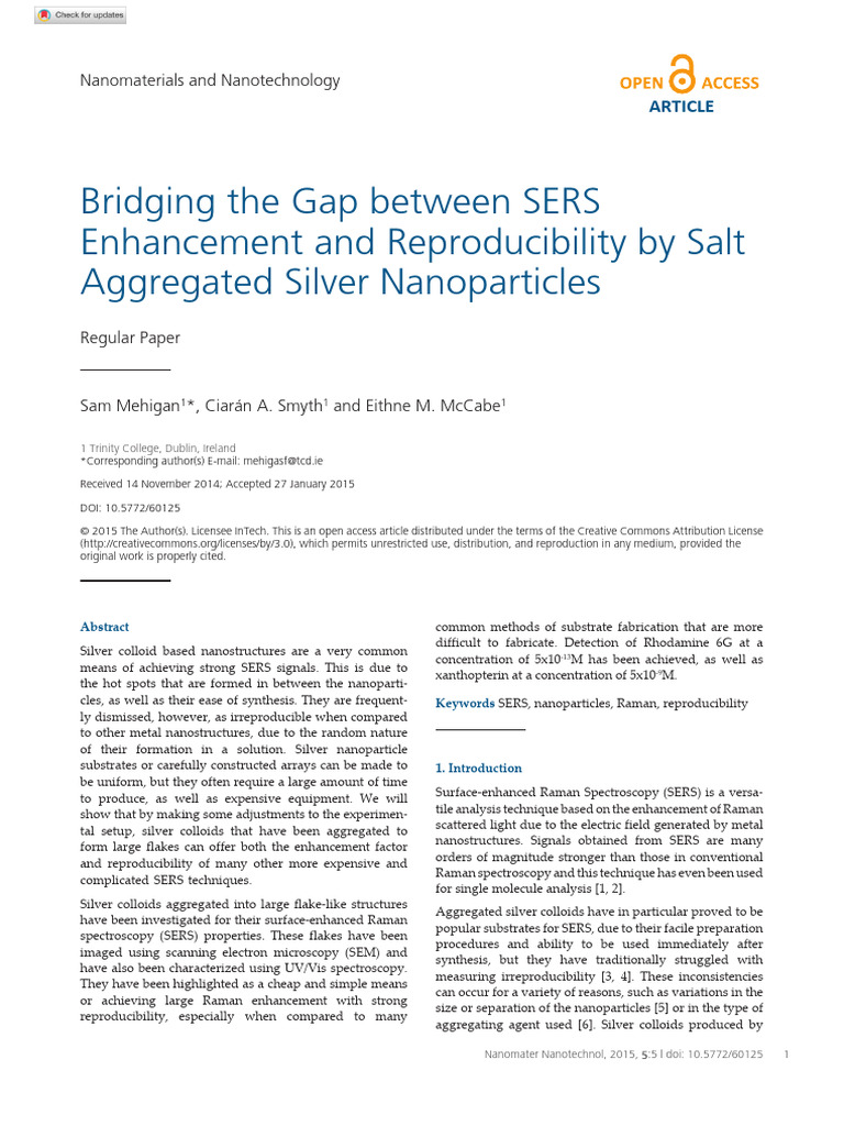 mgso4 | PDF | Nanoparticle | Raman Spectroscopy