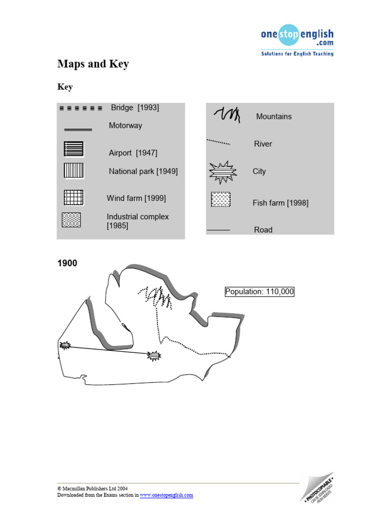 Map - Worksheet for Student | PDF | Linguistics