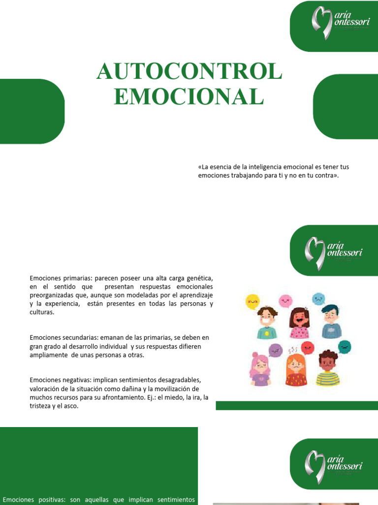 AUTOCONTROL EMOCIONAL | PDF | Las emociones | Amor