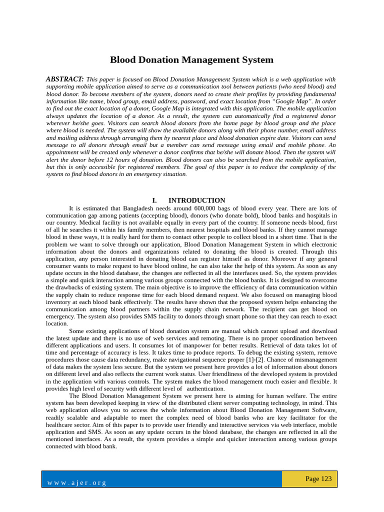 271008777-Blood-Donation-Management-System | PDF | Databases ...
