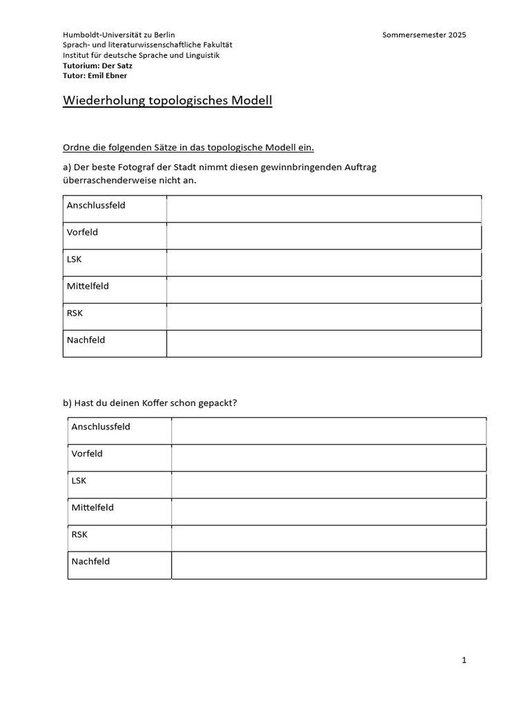 AB Top. Modell + Valenz | PDF