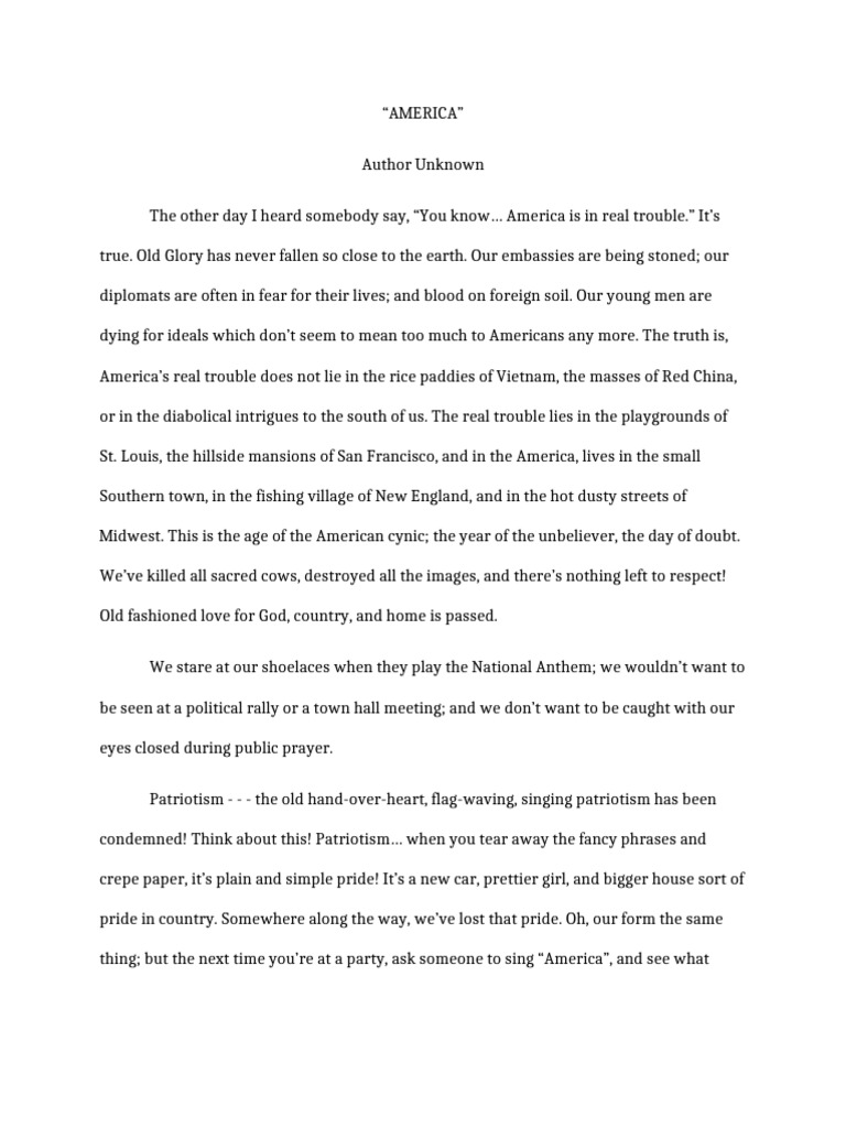 AMERICA | PDF
