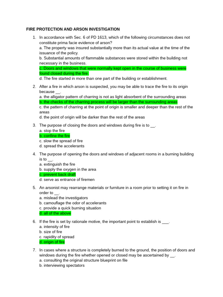 Final Exam Study Questionnaire | PDF