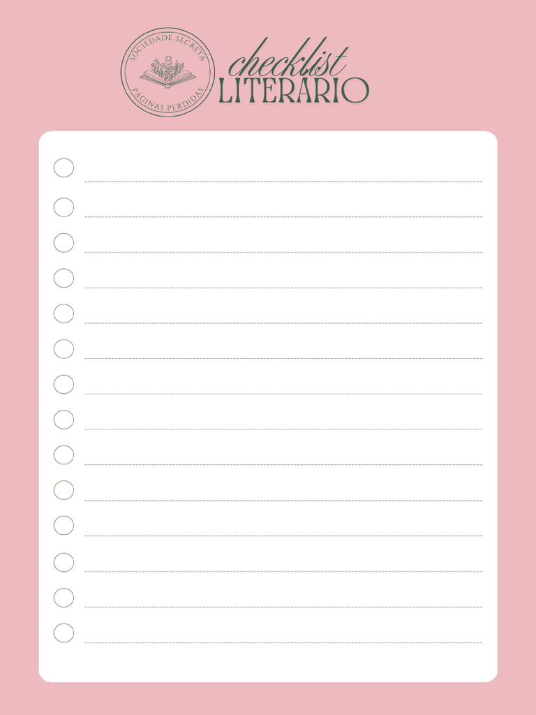 Beige Simple Daily Note Checklist | PDF
