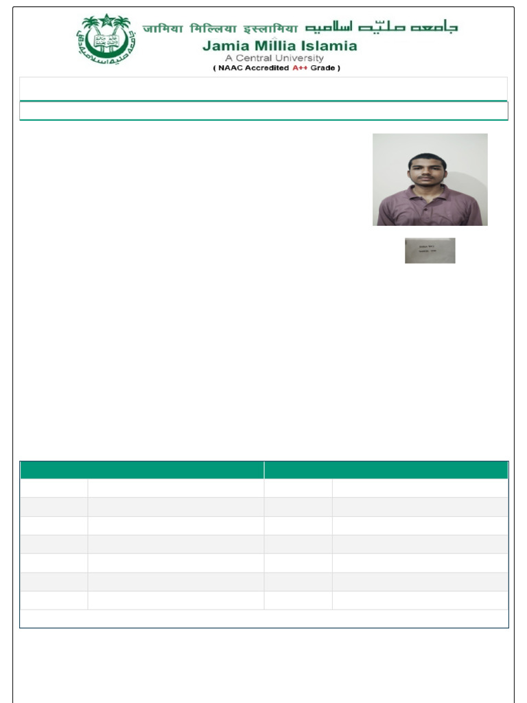University Form Akash | PDF