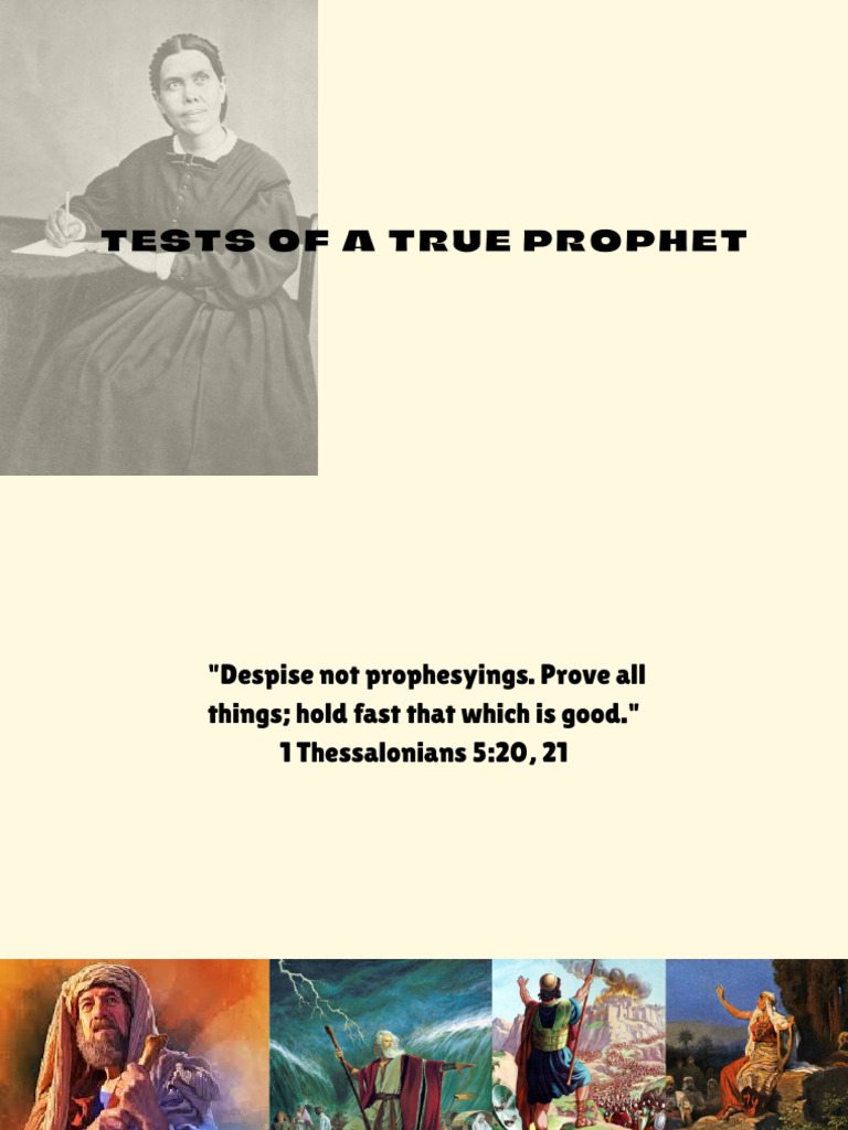 Tests of A True Prophet | PDF | Prophet | Prophecy