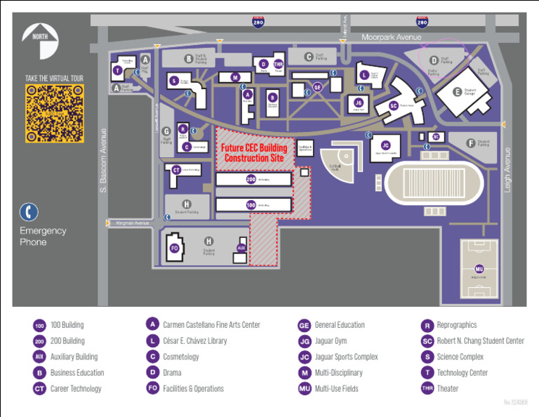 Sjcc Campus Map 2023 ParkingLotD | PDF