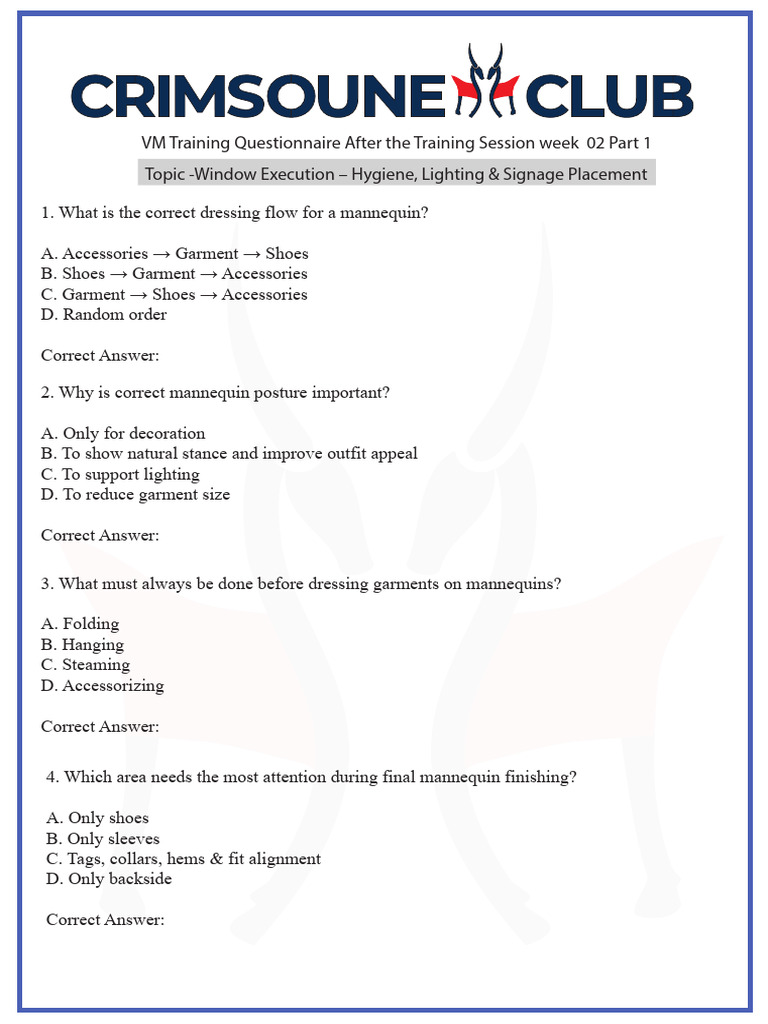 Training Session Week 02 | PDF