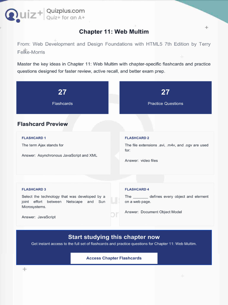 Flashcards for Chapter 11 Web Multim | PDF