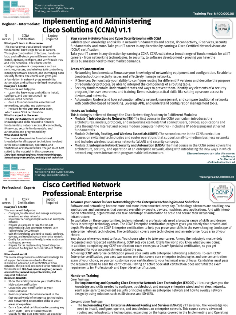 Core Network Administration | PDF | Cisco Certifications | Computer Network