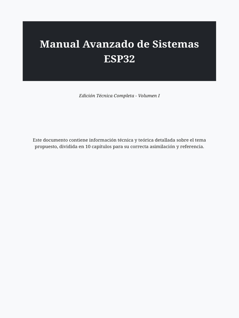 Scribd Long Files Manual Avanzado ESP32 v2 | PDF | Microcontrolador ...