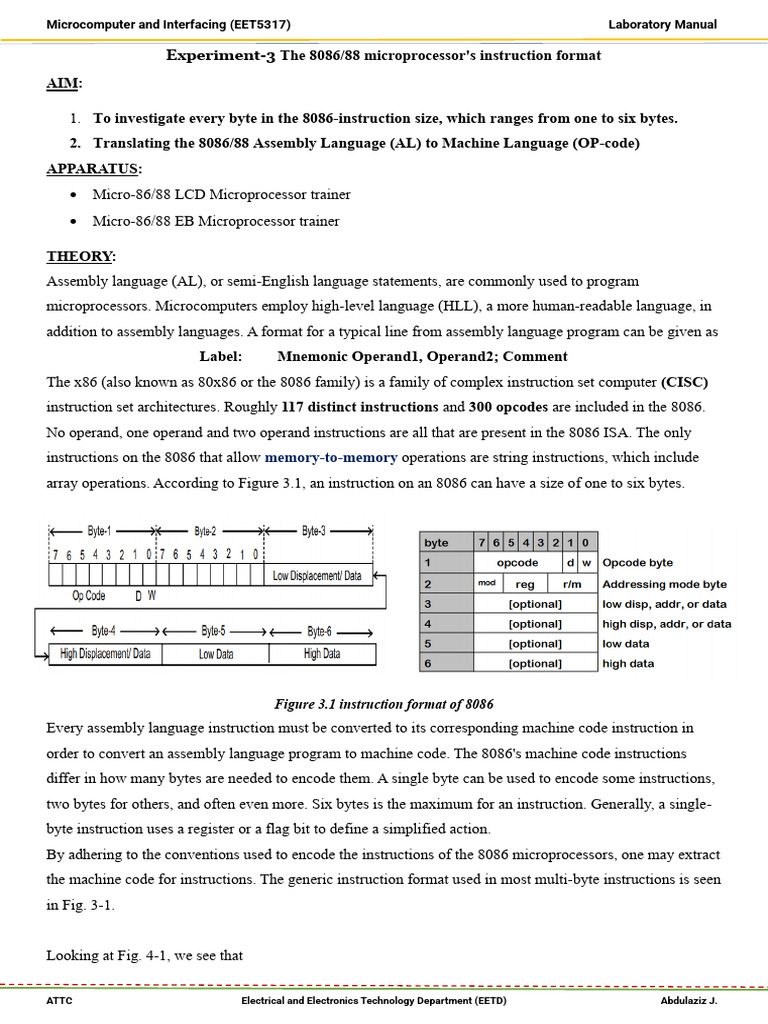 Exp 3 | PDF | Assembly Language | Computer Science