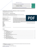 Catalysis For Conversion of Biomass To Fuels Via Pyrolysis and Gasification: A Review