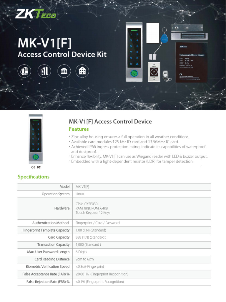 LK194 | PDF | Power Supply | Access Control