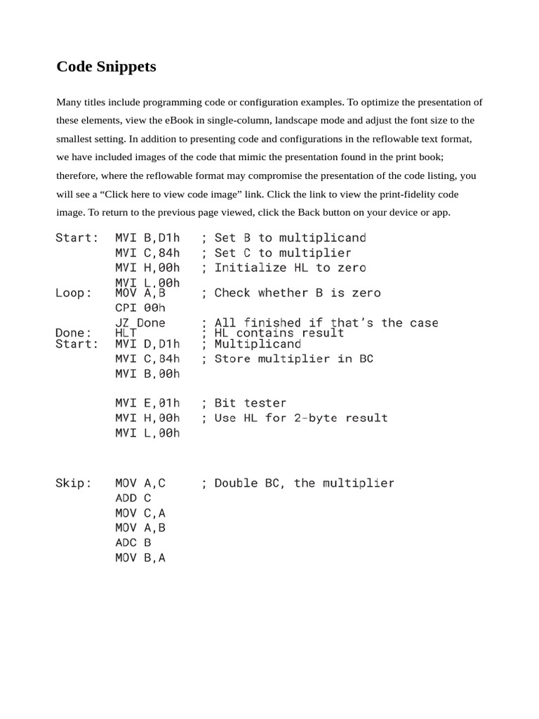Code Snippets | PDF