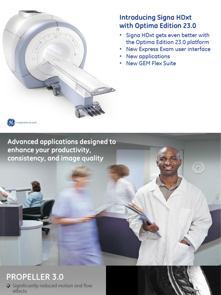 Signa Hdxt Optima Edition 23.0 Final | PDF | Magnetic Resonance Imaging ...