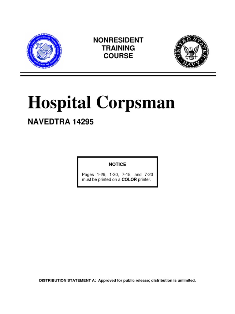 Hospital Corpsman Manual | PDF | Vertebra | Vertebral Column