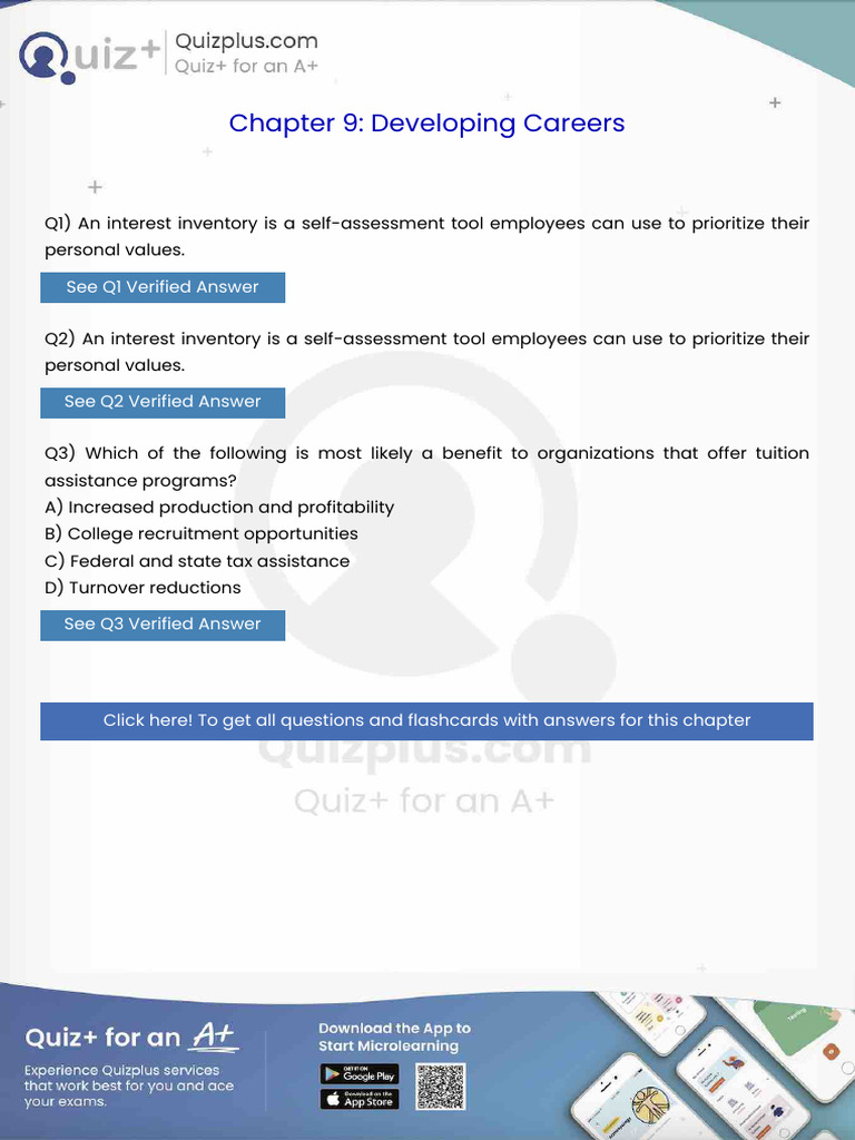 An Interest Inventory is a Selfassessment Tool Employees Can Use to ...