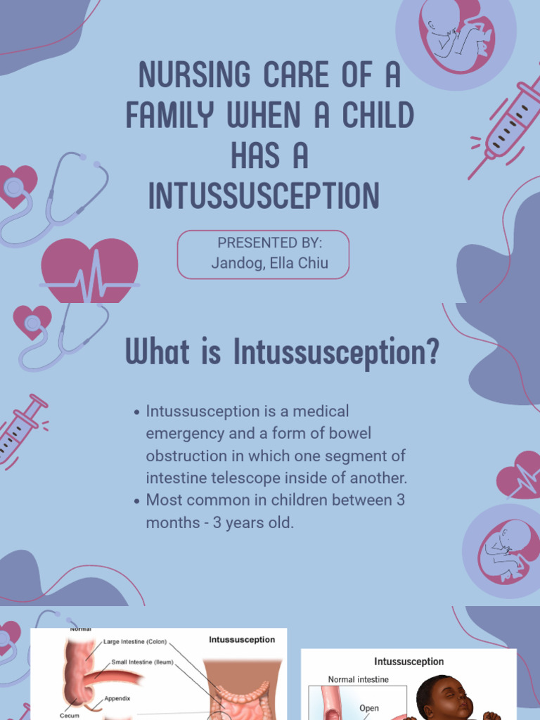 NURSING CARE OF A FAMILY WHEN A CHILD HAS A INTUSSUSCEPTION | PDF