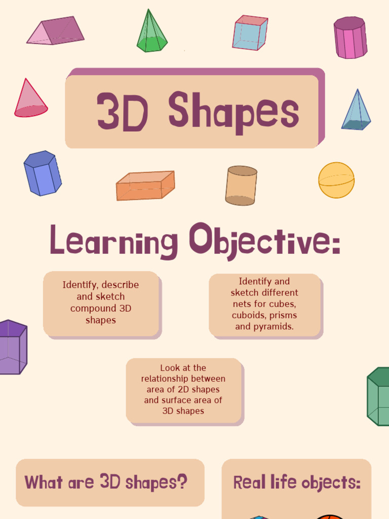 Identify, Describe and Sketch Compound 3D Shapes | PDF